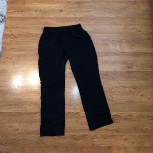 Black scrub pants